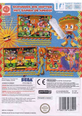 Samba de Amigo box cover back